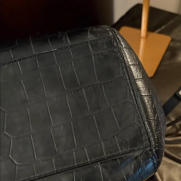 Coach Black Leather Hobo Bag J0971-14509 - Picture 7 of 13